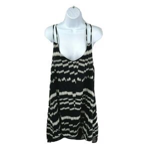 Revolve Vitamin A Black White Mini Dress Double Strap Racer Back Cover